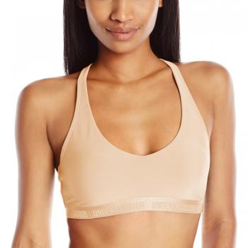 Under Armour Armour LOW Solid Sujetador Deportivo, Women, Naranja, XS