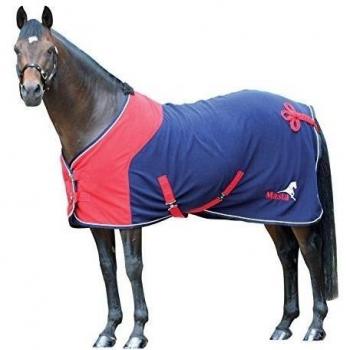 Masta Windsor Suede Show - Manta / Sábana para caballo, color azul, talla 7.3 Ft