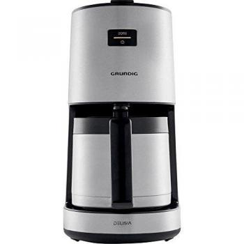 Grundig KM 8680 Independiente Semi-automática 1.25L 10tazas Negro, Acero inoxidable - Cafetera