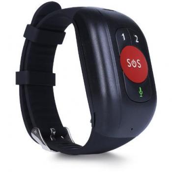 Leotec Senior Smart Band 4G con Geolocalización en Tiempo Real, Localización por Redes WiFi y LBS, Monitor de Ritmo Cardíaco, Podómetro, Tensiómetro y Botón SOS - Color