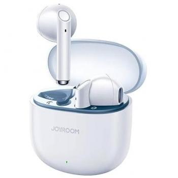 Auriculares Joyroom JR-PB2 TWS In-Ear Bluetooth 5.3, IPX4, Control Táctil, 28 Horas de Reproducción, Color Blanco