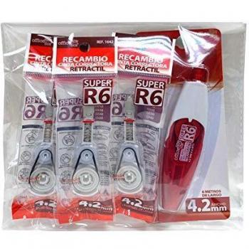 Pack 3 Cinta correctora R6 Anchos diferentes Office Box