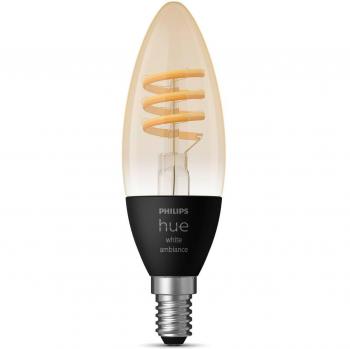 Bombilla LED inteligente Philips Hue Filamento E14 4.6W 350lm Luz Blanca Ambiente Regulable