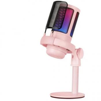 Mars Gaming MMIC-SE Micrófono de Estudio USB 2.0 ARGB Ultra Alta Definición Patrón Polar Cardioide Rosa