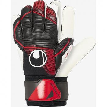 Guantes de Portero Uhlsport Powerline Soft Pro Negros Rojos Talla 10