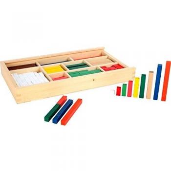 Reglitas de Madera Small Foot para Aprender a Contar y Realizar Cálculos, 300 Piezas Coloridas, A Partir de 5 Años
