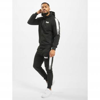 Regular Fit Hooded Tracksuit Lonsdale Marthall, Black/White