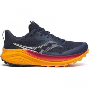 Zapatillas de Trail Running Saucony Aura TR GTX Hombre Azul Naranja