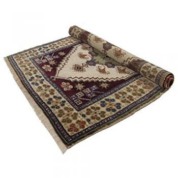 Alfombra Oriental Hecha a Mano 120x97 cm con Certificado de Autenticidad