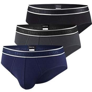 Imetus – Pack de 3 Slips Hombre de Algodón Stretch Essentials multicolor S
