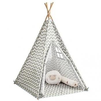 Tienda de campaña Infantil Tipi Interior con Ventana y Puerta OSS03 112cm x 158cm x 112cm