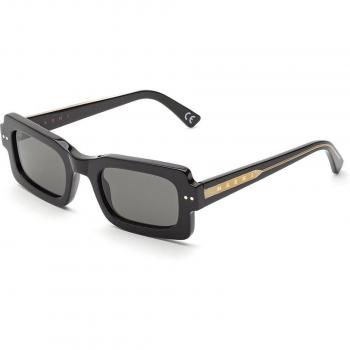 Marni Lake Vostok Radica VMI Men's Sunglasses Black Size 51
