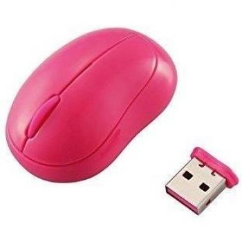 ELECOM 13120 - Ratón inalámbrico, rosa
