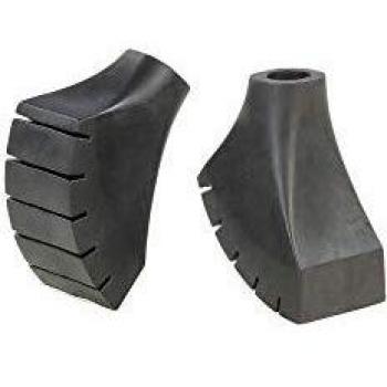 Ferrino 78391HCU.1SIZ Puntas para Bastones de Caminata LP07-2 Pcs Big Rubber Pad, Adultos Unisex, Talla única