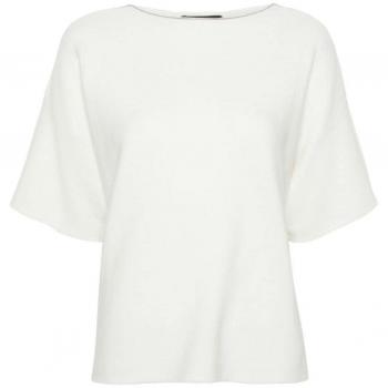 Fabiana Filippi Women's Organic Cotton Boat-Neck Sweater in White | Size 38 | MAD264F097D2900142