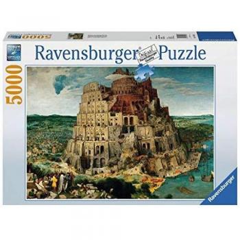 Ravensburger 5000-Piece Puzzle: The Tower of Babel by Pieter Bruegel the Elder