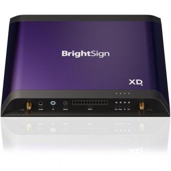 Reproductor de Cartelería Digital BrightSign XD1035 - Reproductor multimedia de señalización digital, procesador quad-core, 4K UHD, soporte para HTML5 y video en múltiples formatos, conectividad HDMI y USB, capacidad