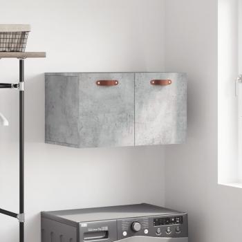 Mueble de pared gris hormigón 60x36,5x35 cm madera multicapa Vidaxl
