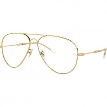 Ray-Ban RB3825 Old Aviator 001/GG Unisex Pilot Sunglasses Gold Size 58 (Frame Only) - Blue Light Block Available
