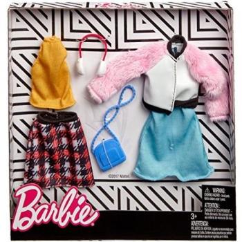 Mattel Invierno | 2 Moda Set | Barbie FKT39 | Ropa de la Muñeca
