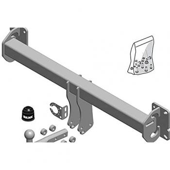 Enganche de remolque Brink Fijo 605800, compatible con vehículos específicos, fabricado en acero resistente, capacidad de carga máxima de 1500 kg, incluye kit de instalación y homologación europea