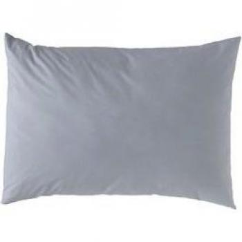 Funda de almohada lisa algodón 45x155 cm