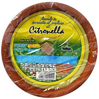 Vela Antimosquitos Citronela Terracota 14cm 120g