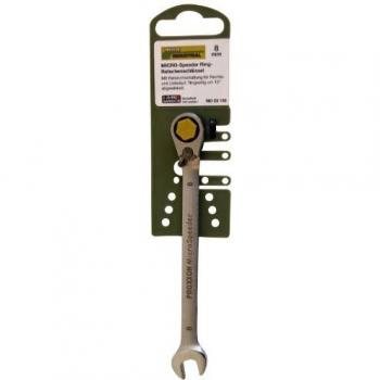 PROXXON 23 130 2223130-Llave combinada carraca conmutable 8 mm, Metal, 8mm