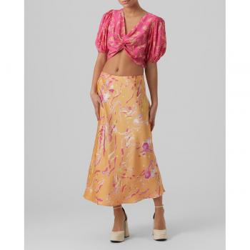 Falda midi entallada a la cintura de Vero Moda