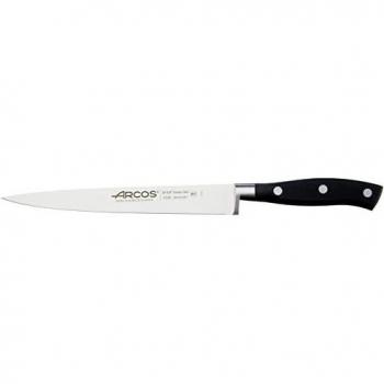 Fileteador Arcos Riviera Serie - Cuchillo de Carne con Hoja Forjada en Acero Inoxidable NITRUM 200mm y Mango de Polyoxymethylene, Modelo 233000
