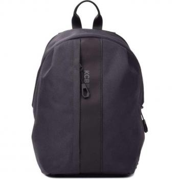 Mochila para Portátil 14 KCB Hole Expandible Gris con Cremallera, 100% Vegana