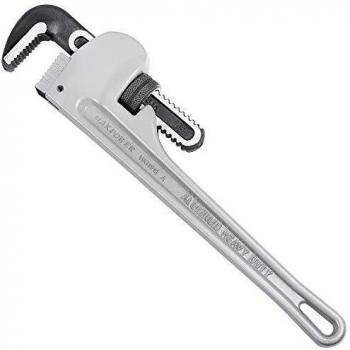 Llave Grifa, MAXPOWER Llave Stillson 450mm Llave para Tubo Stillson Heavy Duty Aluminio Llaves de Plomería