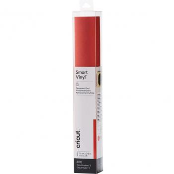 Vinilo Permanente Cricut Smart Vinyl 33x91cm Rojo Brillante