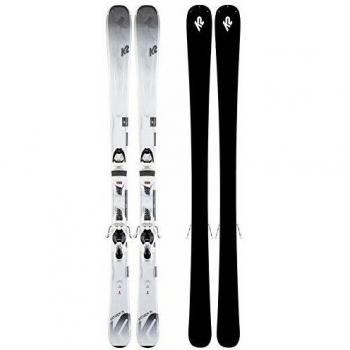 K2 Skis Anthem 75 ERP 10 QUIKCLIK White-Black SET-156 cm-10D0408.273.1.156-Ski - Juego de esquís con fijación, diseño 156