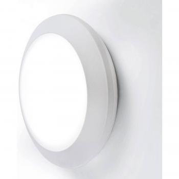 Aplique exterior LED Berta Ø 27,5cm blanco 11W CCT