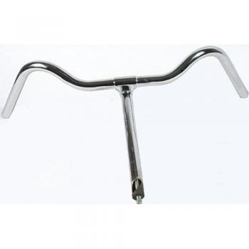 Humpert - Manillar (54 cm de longitud, forma NSU, altura: 9 cm, caña: 30 cm; diámetro: 22 mm; apto para frenos de palanca), diseño cromado Número original: 22140.