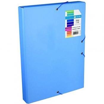 Carchivo 949677 - Carpeta proyectos con gomas, color azul