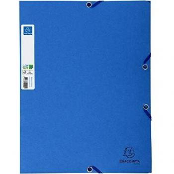 Carpeta Exacompta Clean Safe Cart G 3 Solapas A4 Azul