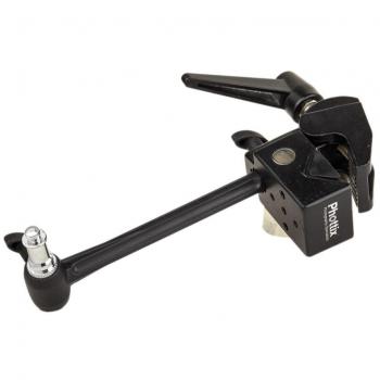 Phottix Multi-Clamp - Soporte colgable para flash con brazo de montaje