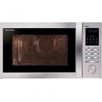 Sharp R-722STWE Encimera 25L 900W Acero inoxidable - Microondas