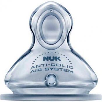 Tetinas KREMTIK NUK Anticólicos + Control de Flujo - Pack de 2 para Biberones (6 a 18 Meses, Sin BPA)