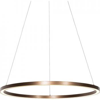 Lámpara colgante de bronce regulable en 3 pasos con LED, 80 cm - Girello