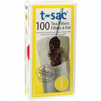 T-Sac Tea Filter Bags, Disposable Tea Infuser, Number 1-Size, 1-Cup Capacity, Set of 1,000 by T-Sac