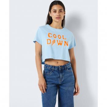 Camiseta crop de manga corta de mujer NOISY MAY mod. 27025626
