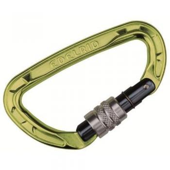 EDELRID Pure Screw Mosquetón Plateado, 7177000000000060