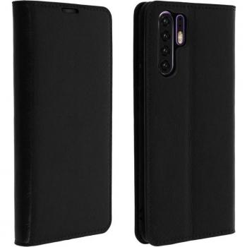 Funda Huawei P30 Pro de cuero cartera con función soporte - Negra
