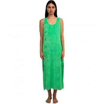 Vestido largo de tirantes Starlite Universe con logo bordado