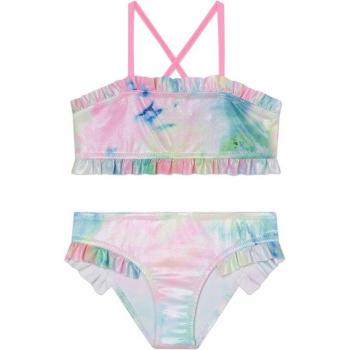 Bikini de niña multicolor con mini volantes Billieblush U20056