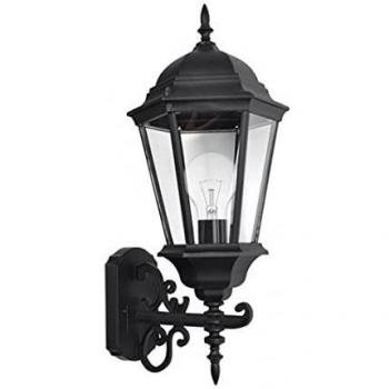 Aplique negro para Exterior en aluminio modelo Regulus Ip44 Fabrilamp
