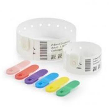 Zebra QuickClip Wristband Clip Kit - Pink, 275 Pieces